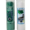 Holy Hyssop & Camphor To Get Rid Of Mental Stress Protect Yourself Against Negative Energies And Spiritually Heal Yourself (2 Dressed & Blessed 7 Day Prayer Candles)